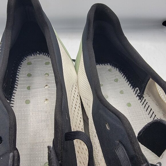 On Running Cloudboom Mens 12 White Black Green Shoes Athletic Running Walking - Picture 9 of 14